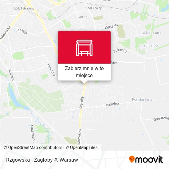 Mapa Rzgowska - Zagłoby #