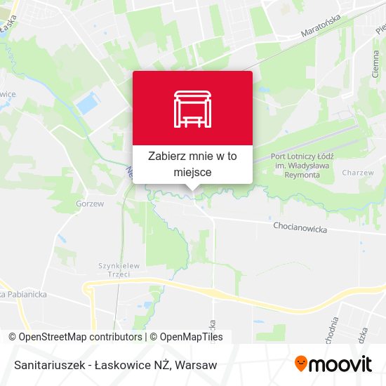 Mapa Sanitariuszek - Łaskowice NŻ