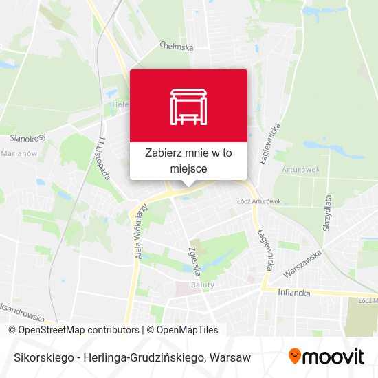 Mapa Sikorskiego - Herlinga-Grudzińskiego