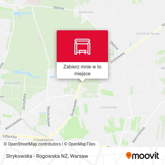 Mapa Strykowska - Rogowska NŻ