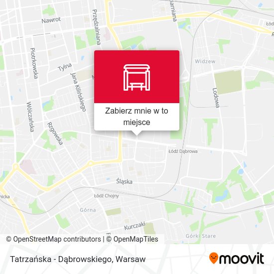 Mapa Tatrzańska - Dąbrowskiego