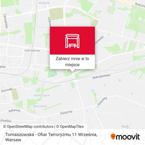 Mapa Tomaszowska - Ofiar Terroryzmu 11 Września