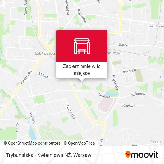 Mapa Trybunalska - Kwietniowa NŻ