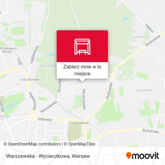 Mapa Warszawska - Wycieczkowa