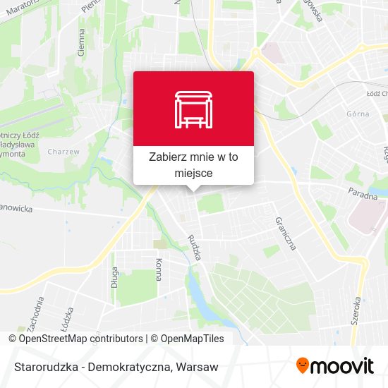 Mapa Starorudzka - Demokratyczna