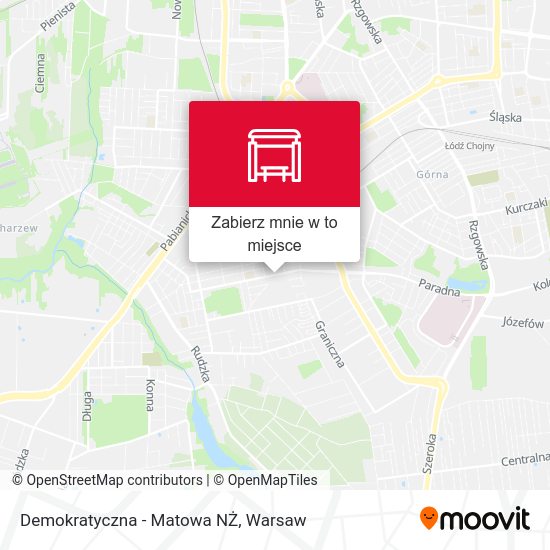 Mapa Demokratyczna - Matowa NŻ