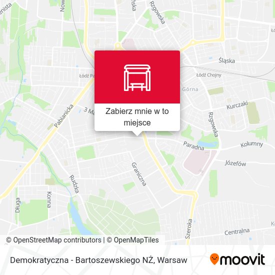 Mapa Demokratyczna - Bartoszewskiego NŻ