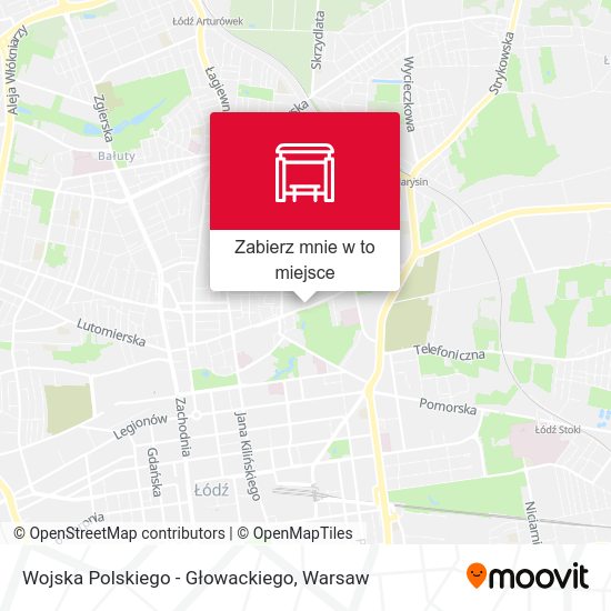 Mapa Wojska Polskiego - Głowackiego