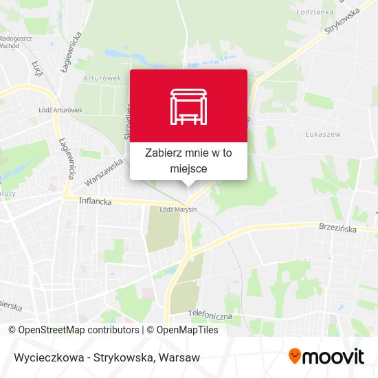 Mapa Wycieczkowa - Strykowska