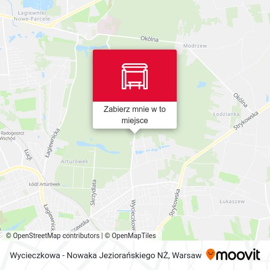 Mapa Wycieczkowa - Nowaka Jeziorańskiego NŻ