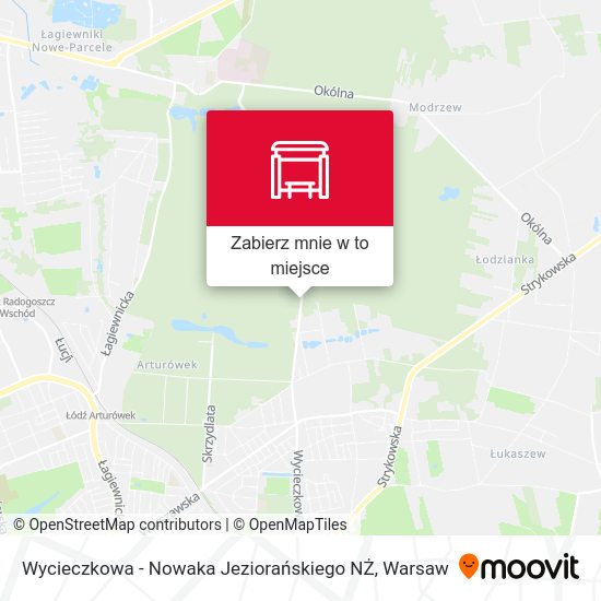 Mapa Wycieczkowa - Nowaka Jeziorańskiego NŻ