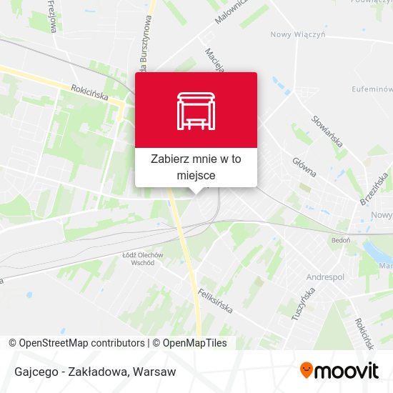 Mapa Gajcego - Zakładowa