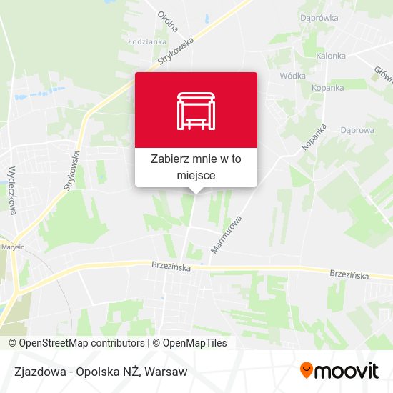 Mapa Zjazdowa - Opolska NŻ