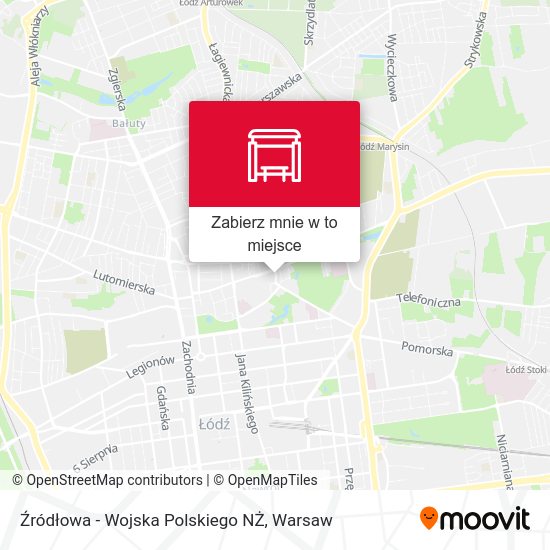 Mapa Źródłowa - Wojska Polskiego NŻ