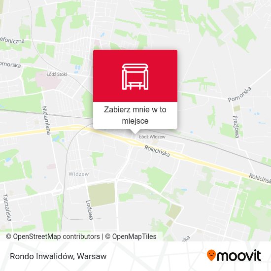 Mapa Rondo Inwalidów