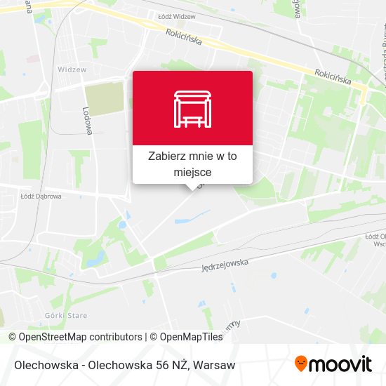 Mapa Olechowska - Olechowska 56 NŻ