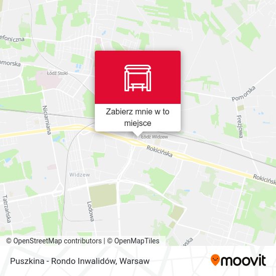 Mapa Puszkina - Rondo Inwalidów