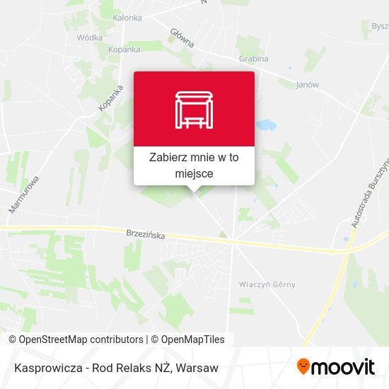 Mapa Kasprowicza - Rod Relaks NŻ