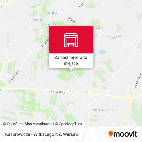 Mapa Kasprowicza - Witkacego NŻ