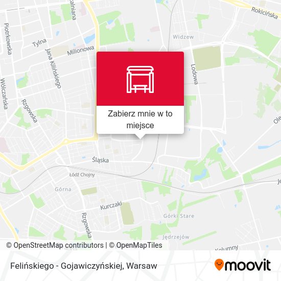 Mapa Felińskiego - Gojawiczyńskiej