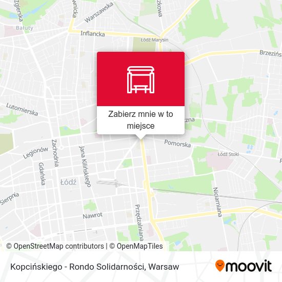 Mapa Kopcińskiego - Rondo Solidarności