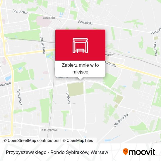 Mapa Przybyszewskiego - Rondo Sybiraków