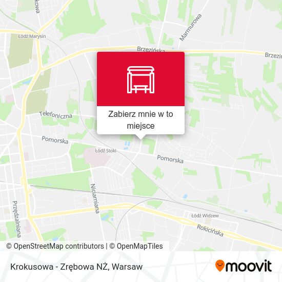 Mapa Krokusowa - Zrębowa NŻ