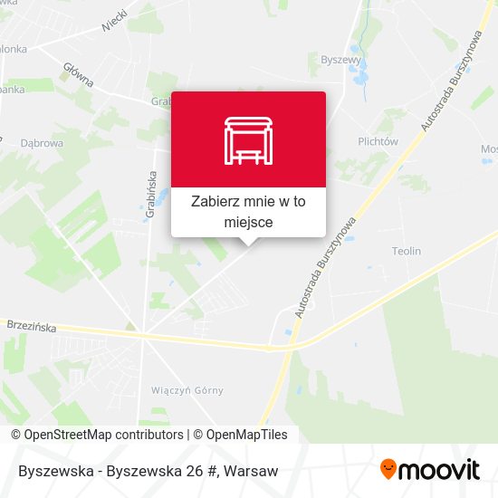 Mapa Byszewska - Byszewska 26 #