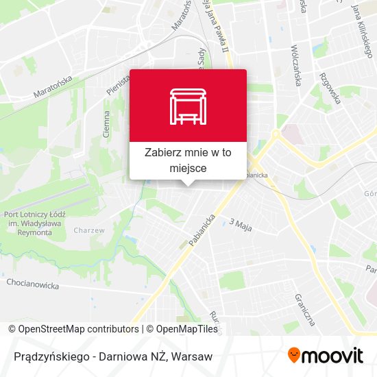 Mapa Prądzyńskiego - Darniowa NŻ