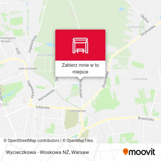 Mapa Wycieczkowa - Woskowa NŻ