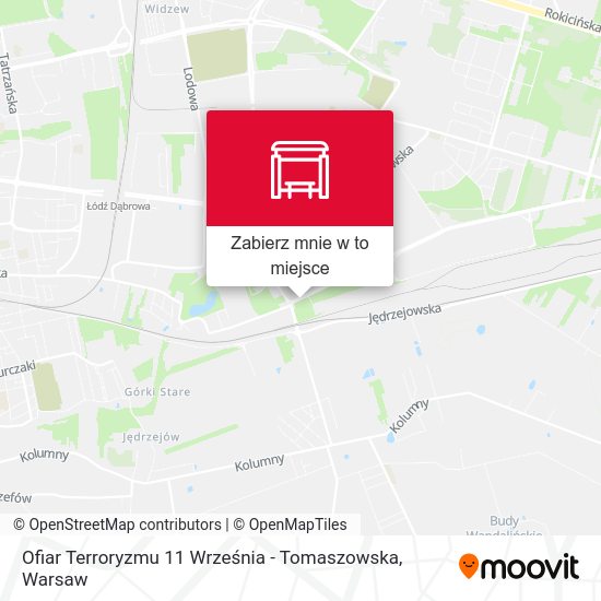 Mapa Ofiar Terroryzmu 11 Września - Tomaszowska