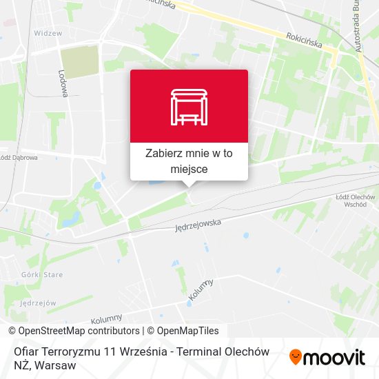 Mapa Ofiar Terroryzmu 11 Września - Terminal Olechów NŻ