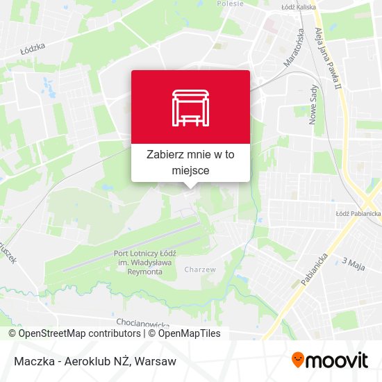 Mapa Maczka - Aeroklub NŻ