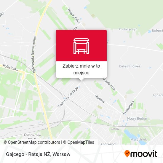 Mapa Gajcego - Rataja NŻ