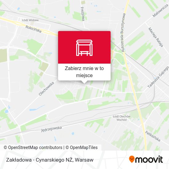 Mapa Zakładowa - Cynarskiego NŻ