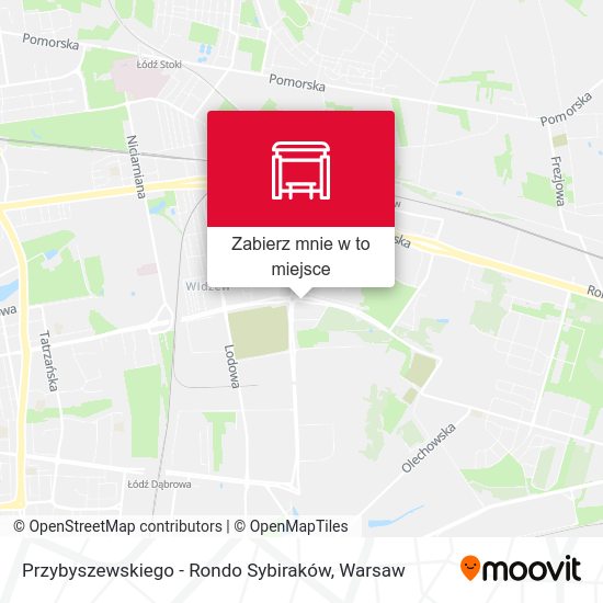 Mapa Przybyszewskiego - Rondo Sybiraków