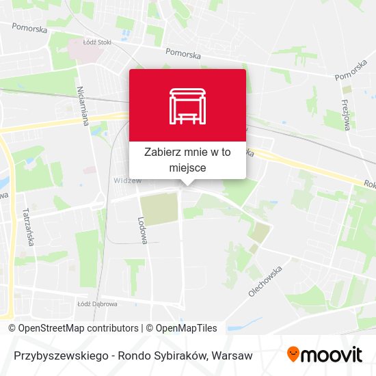 Mapa Przybyszewskiego - Rondo Sybiraków