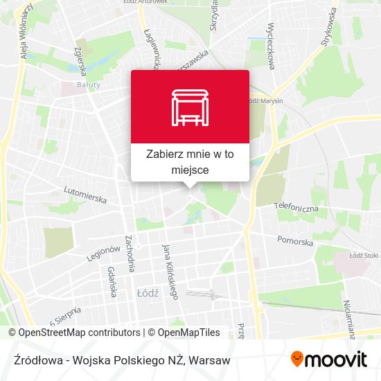 Mapa Źródłowa - Wojska Polskiego NŻ