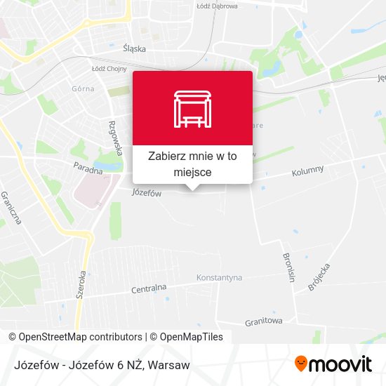 Mapa Józefów - Józefów 6 NŻ