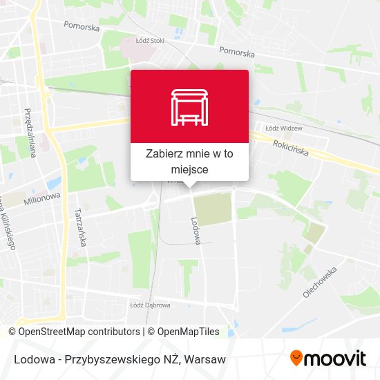 Mapa Lodowa - Przybyszewskiego NŻ