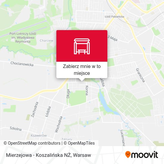 Mapa Mierzejowa - Koszalińska NŻ