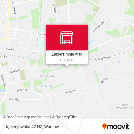 Mapa Jędrzejowska 47 NŻ