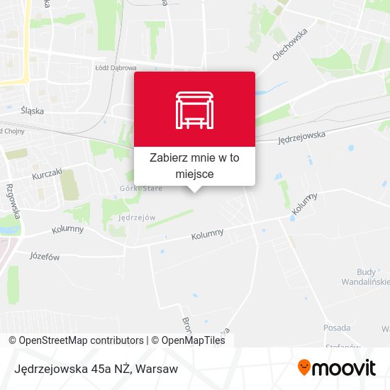 Mapa Jędrzejowska 45a NŻ