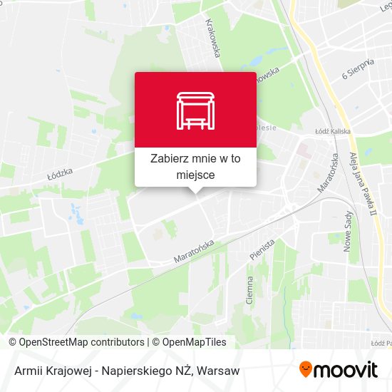 Mapa Armii Krajowej - Napierskiego NŻ