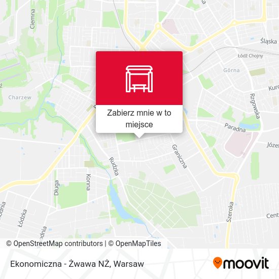 Mapa Ekonomiczna - Żwawa NŻ