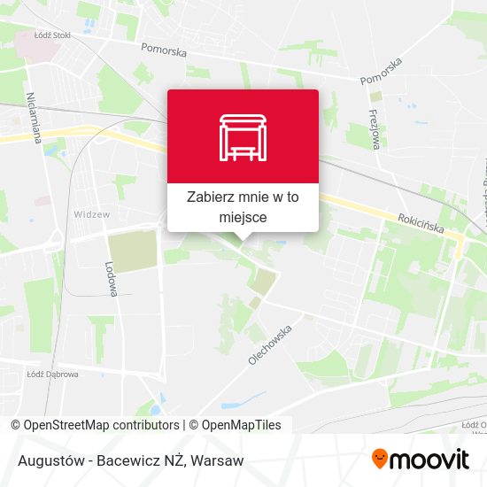 Mapa Augustów - Bacewicz NŻ