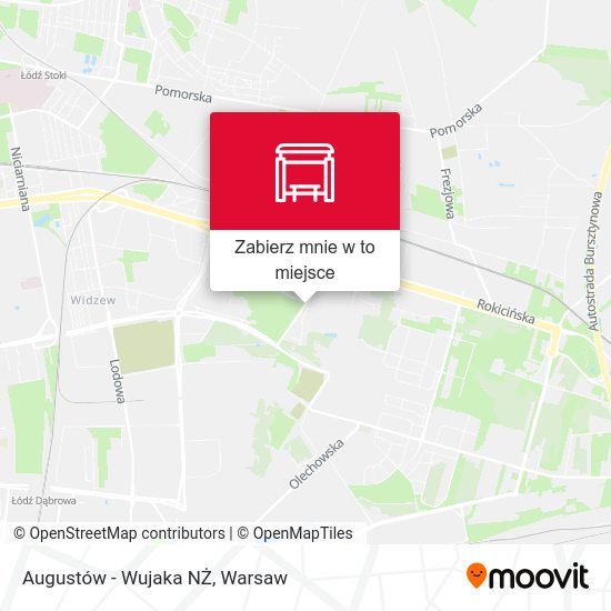 Mapa Augustów - Wujaka NŻ