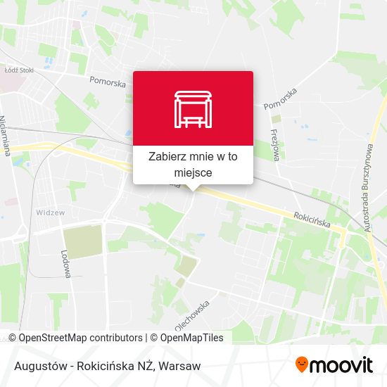 Mapa Augustów - Rokicińska NŻ