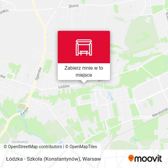 Mapa Łódzka - Szkoła (Konstantynów)