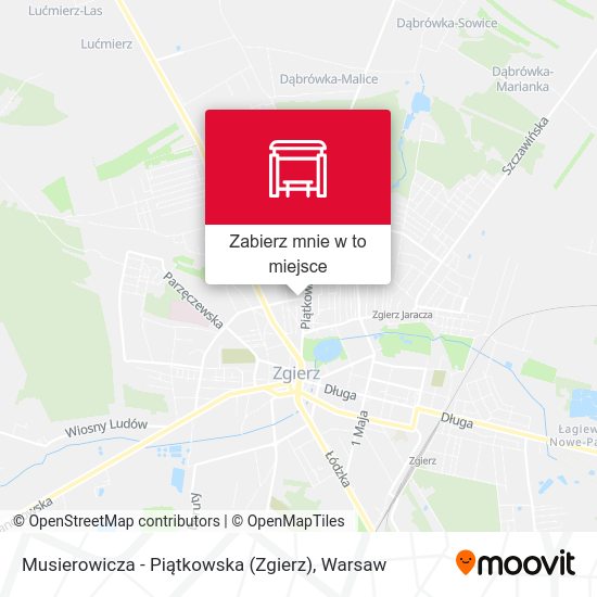 Mapa Musierowicza - Piątkowska (Zgierz)